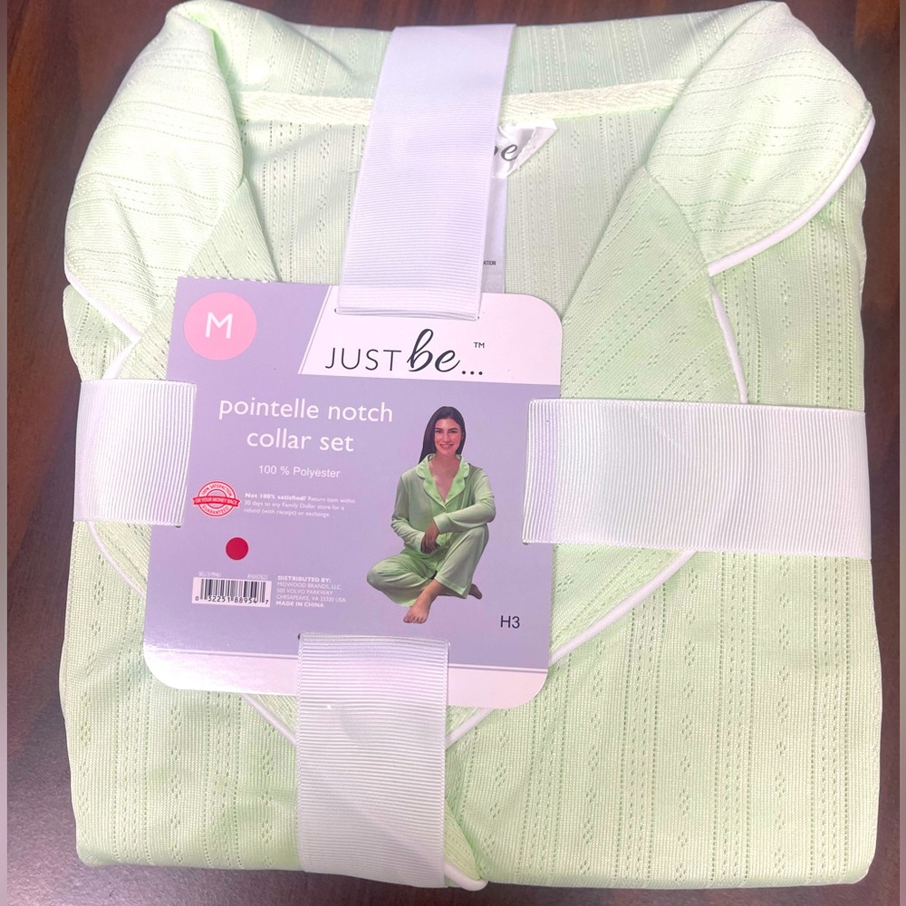 Womens Pajamas Loungewear Two Piece set  sleep wear button down
